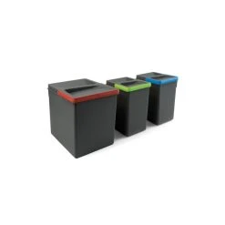 Marque Generique (1 PoUnitebelle 15 L, 2 PoUnitebelles 7 L) Poubelles Pour Tiroir De C...