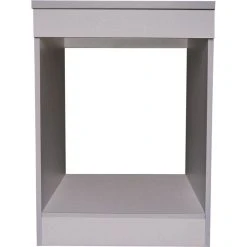 Brandybest Brandy Best MPF60-S Meuble Bas De Cuisine 60 Cm Gris Argent Pour Plaqu... -Pegane Shop 1498