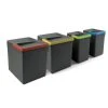 Marque Generique (2 PoUnitebelles 15 L, 2 PoUnitebelles 7 L) Poubelles Pour Tiroir De ...