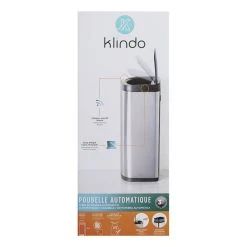 Klindo SENSOR - Poubelle Acier - 35L - EK9267M-35L -Pegane Shop 3614612013159 3