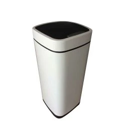 Klindo PUSH - Poubelle TU - 35L - Blanc - EK9289M-35L