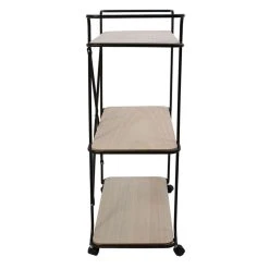 The Home Deco Factory Desserte De Cuisine Industrielle Oscar - L. 60 X H. 83 Cm - Noir 7 The Home Deco Factory Desserte De Cuisine Industrielle Oscar - L. 60 X H. 83 Cm - Noir -Pegane Shop 701508 2