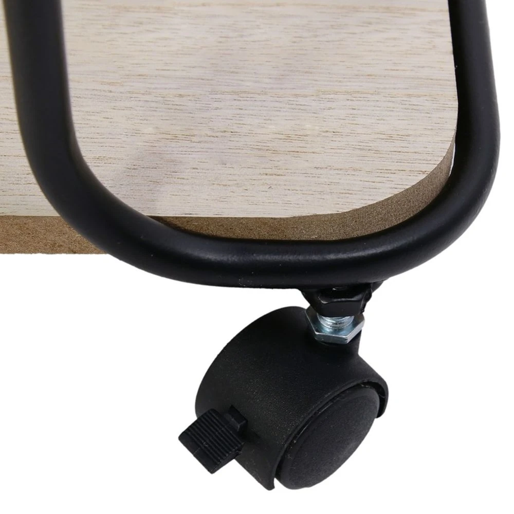 The Home Deco Factory Desserte De Cuisine Industrielle Oscar - L. 60 X H. 83 Cm - Noir 4 The Home Deco Factory Desserte De Cuisine Industrielle Oscar - L. 60 X H. 83 Cm - Noir - Image 4