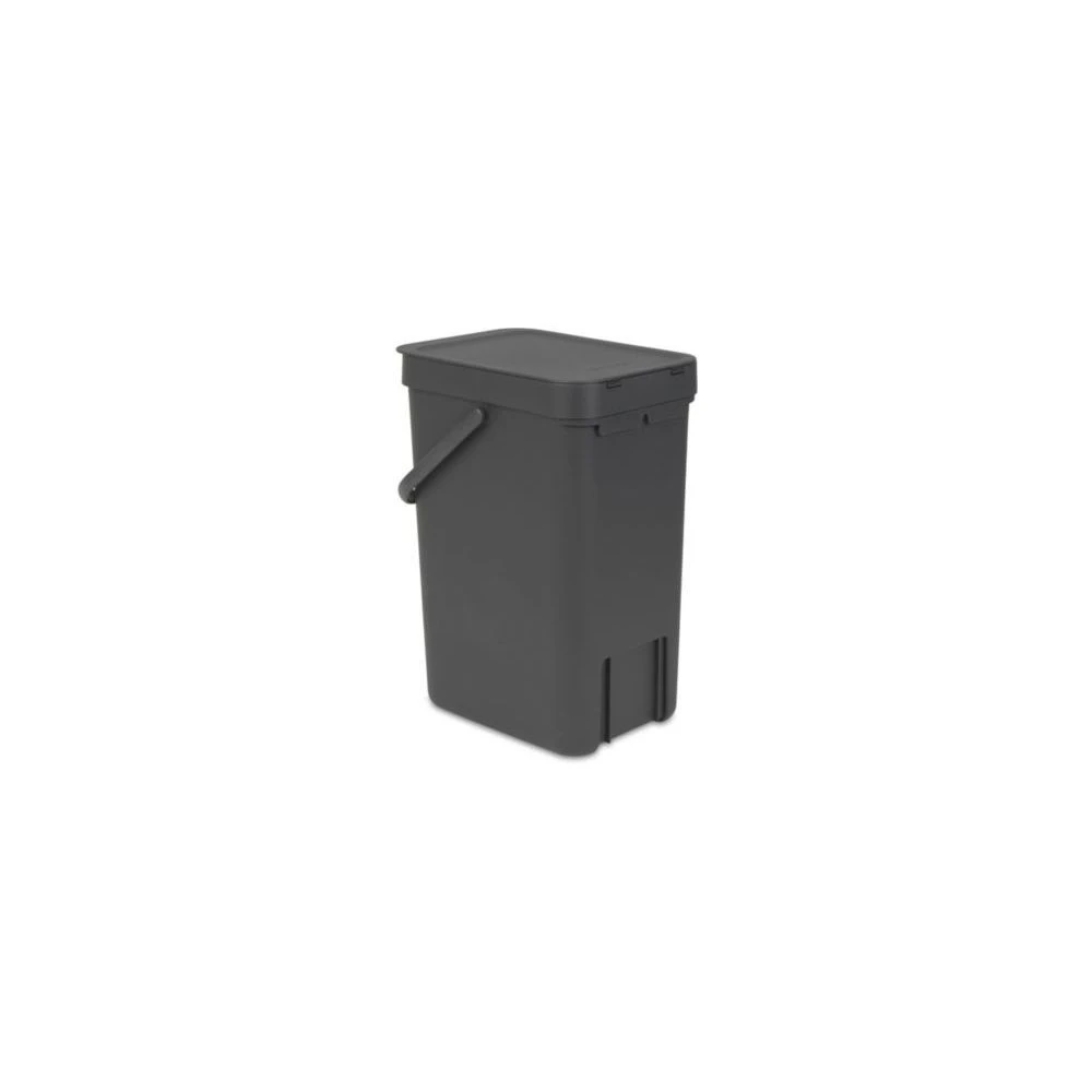 Poubelle Manuelle BRABANTIA Waste Bin Sort & Go 12L Grey 2 Poubelle Manuelle BRABANTIA Waste Bin Sort & Go 12L Grey - Image 2