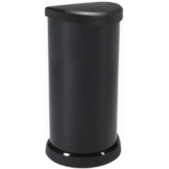 Curver Poubelle 40 L ""Touch"" Colors - Noir - 240268