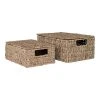 Altobuy ALTAMAR - Lot De 2 Panières En Jonc De Mer Avec Couvercle