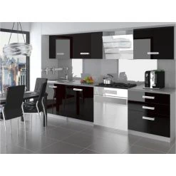 Hucoco ALTO - Cuisine Complète Modulaire Linéaire L 180 Cm 6 Pcs - Plan De ...