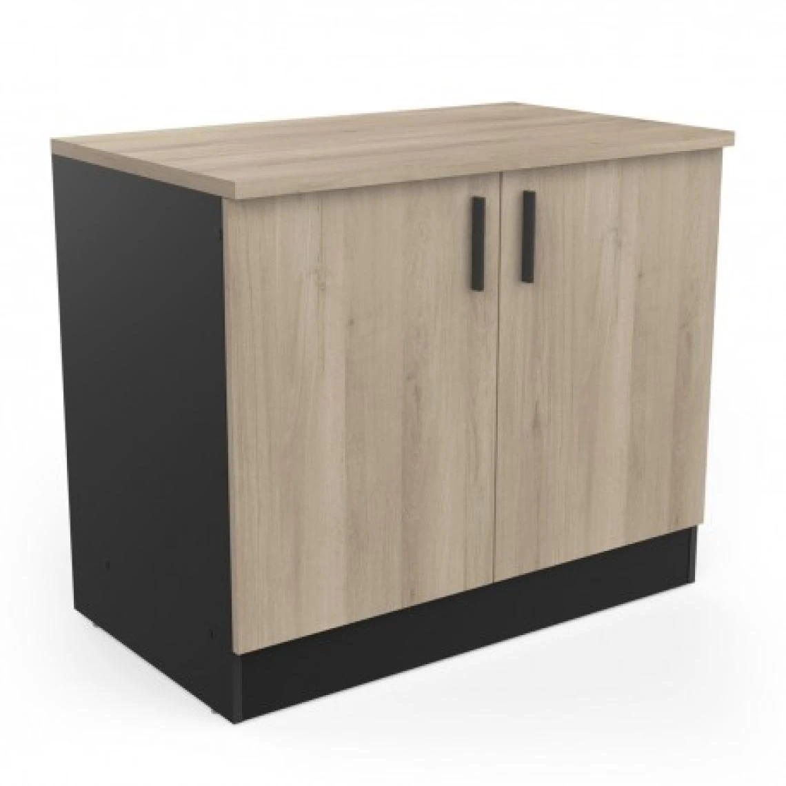 Mezieres BALI CAISSON BAS 2 PORTES 100CM CHENE 1 Mezieres BALI CAISSON BAS 2 PORTES 100CM CHENE