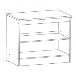 Mezieres BALI CAISSON BAS 2 PORTES 100CM CHENE 5 Mezieres BALI CAISSON BAS 2 PORTES 100CM CHENE -Pegane Shop bali caisson bas 2 portes 100cm chene 13777088 38067456 1140x1140