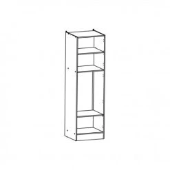 Mezieres BALI MEUBLE COLONNE L60CM H206CM -Pegane Shop bali meuble colonne l60cm h206cm 13777100 38067508 1140x1140