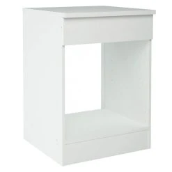 Pegane Bas Four Cuisine " NOVA M.Blanc - Dim : 60 X 84 X 60 Cm