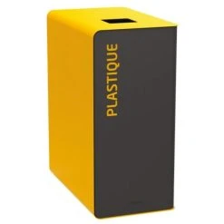 Rossignol Borne De Tri Sélectif Plastique Cubatri Jaune Acier Poudré Bac Inté... -Pegane Shop borne de tri selectif plastique cubatri jaune acier poudre bac interieur 65l pour sac 110l 13105472 35606444 1140x1140