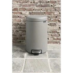 Inconnu Brabantia - 119149 - Poubelle à Pédale NewIcon, 12L, Mineral Concret... -Pegane Shop brabantia 119149 poubelle a pedale newicon 12l mineral concrete grey 12093028 32077044 1140x1140