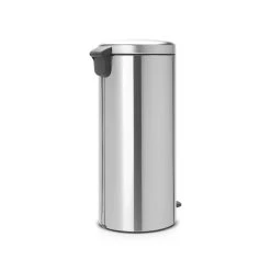 Brabantia Poubelle à Pédale NewIcon, 30L - Matt Steel -Pegane Shop brabantia poubelle a pedale 30l matt steel 114380 1