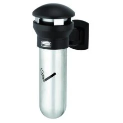 Rubbermaid Cendrier Mural Infinity, Coloris Noir