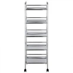 BUT Chariot 5 Tablettes NEO Chromé -Pegane Shop chariot 5 tablettes neo chrome 9157503 23902541 1140x1140