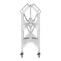 HELLOSHOP26 Chariot De Service Cuisine Pliable Roulettes - Acier Inoxydable - 3 Pl... -Pegane Shop chariot de service cuisine pliable roulettes acier inoxydable 3 plateaux 90 kg 50 x 83 cm 140000957 11033822 28821310 1140x1140