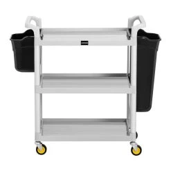 HELLOSHOP26 Chariot De Service Cuisine Pliable Roulettes - Acier Inoxydable - 3 Pl... -Pegane Shop chariot de service cuisine pliable roulettes acier inoxydable 3 plateaux 90 kg 50 x 83 cm 140000957 11033822 28821312 1140x1140