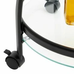 IDIMEX Chariot De Service VEGA, En Métal Noir Et Verre Trempé Transparent -Pegane Shop chariot de service vega en metal noir et verre trempe tra 11716308 30883328 328 1140x1140