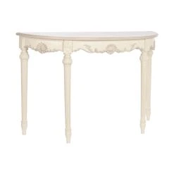 Console DKD Home Decor 122 X 38 X 79 Cm Crème Bois De Manguier Bois M...