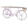 Console DKD Home Decor Bicyclette 180 X 41 X 94 Cm Rose Clair Fer Bois...