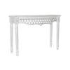 Console DKD Home Decor Blanc Bois De Manguier (108 X 38 X 77 Cm)