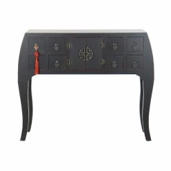 Console DKD Home Decor Bleu Rouge Sapin Bois MDF (98 X 26 X 80 Cm)