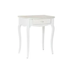 Console DKD Home Decor Bois MDF Blanc (60 X 40 X 72,5 Cm)