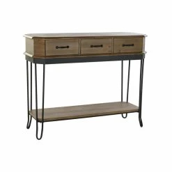 Console DKD Home Decor Bois Métal (108.5 X 40 X 86 Cm)