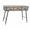 Console DKD Home Decor Marron Noir Métal Sapin (118 X 45 X 80 Cm)