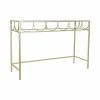 Console DKD Home Decor Métal Doré Miroir (120 X 40 X 81 Cm)