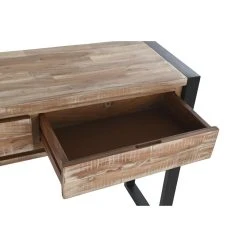 Console DKD Home Decor Naturel Noir Métal Acacia (110 X 35 X 80 Cm) -Pegane Shop console dkd home decor naturel noir metal acacia 110 x 35 x 80 cm 14106360 39295966 1140x1140