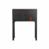Console DKD Home Decor Noir Rouge Sapin Bois MDF (63 X 26 X 83 Cm)