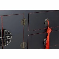 Console DKD Home Decor Noir Rouge Sapin Bois MDF (63 X 26 X 83 Cm) -Pegane Shop console dkd home decor noir rouge sapin bois mdf 63 x 26 x 83 cm 14109168 39306148 1140x1140