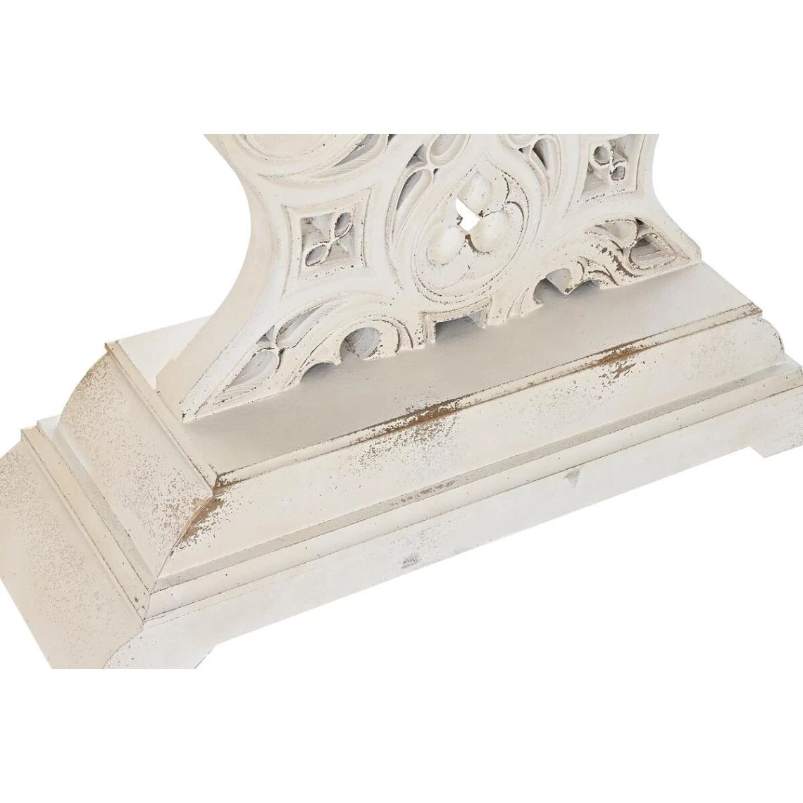Console DKD Home Decor Sapin Marron MDF Blanc (122 X 40 X 88 Cm) 4 Console DKD Home Decor Sapin Marron MDF Blanc (122 X 40 X 88 Cm) – Image 4