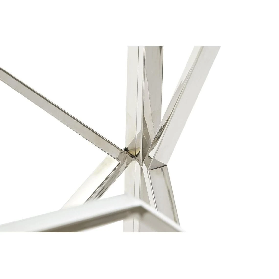 Console DKD Home Decor Verre Argenté Acier Inoxydable (120 X 40 X 78 ... 4 Console DKD Home Decor Verre Argenté Acier Inoxydable (120 X 40 X 78 ... – Image 4