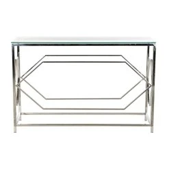 Console DKD Home Decor Verre Argenté Acier Inoxydable (120 X 40 X 78 ... 9 Console DKD Home Decor Verre Argenté Acier Inoxydable (120 X 40 X 78 ... -Pegane Shop console dkd home decor verre argente acier inoxydable 120 x 40 x 78 cm 14109184 39306194 1140x1140