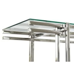 Console DKD Home Decor Verre Argenté Acier Inoxydable Moderne (120 X ... 8 Console DKD Home Decor Verre Argenté Acier Inoxydable Moderne (120 X ... -Pegane Shop console dkd home decor verre argente acier inoxydable moderne 120 x 40 x 78 cm 14106838 39297656 1140x1140