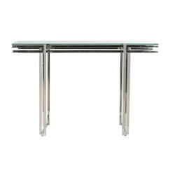 Console DKD Home Decor Verre Argenté Acier Inoxydable Moderne (120 X ... 9 Console DKD Home Decor Verre Argenté Acier Inoxydable Moderne (120 X ... -Pegane Shop console dkd home decor verre argente acier inoxydable moderne 120 x 40 x 78 cm 14106838 39297658 1140x1140