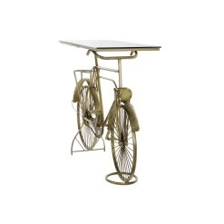 Console DKD Home Decor Verre Bicyclette Doré Métal (114 X 37 X 77 Cm... -Pegane Shop console dkd home decor verre bicyclette dore metal 114 x 37 x 77 cm 14108456 39303814 1140x1140