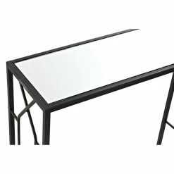 Console DKD Home Decor Verre Noir Métal (82 X 32 X 76 Cm) (2 Unités) -Pegane Shop console dkd home decor verre noir metal 82 x 32 x 76 cm 2 unites 14106542 39296598 1140x1140