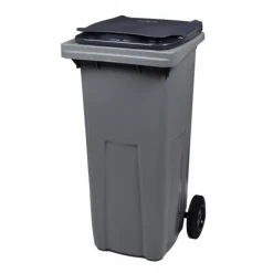 Rossignol Conteneur 2 Roues Gris/gris 120 Litres Vidage Par Prise Frontale