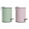 Corbeille à Papier DKD Home Decor Vert Rose Métal (3 L) (2 Pcs) (23 ...