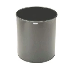 Rossignol Corbeille à Papier Papéa 15 Litres Acier Poudré Embase Caoutchouc C...