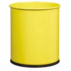 Rossignol Corbeille à Papier Papéa 15 Litres Acier Poudré Embase Caoutchouc C... -Pegane Shop corbeille a papier papea 15 litres acier poudre embase caoutchouc coloris jaune souffre 11932816 31591216 1140x1140