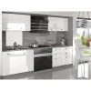 Hucoco CORNETTA - Cuisine Complète Modulaire Linéaire L 160 Cm 6 Pcs - Plan...