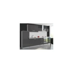 Meublesline Cuisine Complète 320 Cm OXIN Laquée Grise