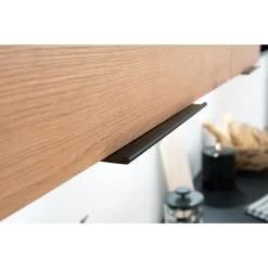 Pegane Cuisine Complète Erika 8 éléments Couleur Chêne Artisan/Noir Avec ... -Pegane Shop cuisine complete erika 8 elements couleur chene artisannoir avec plan de travail inclus longueur 260 cm 12283014 32716782 1140x1140