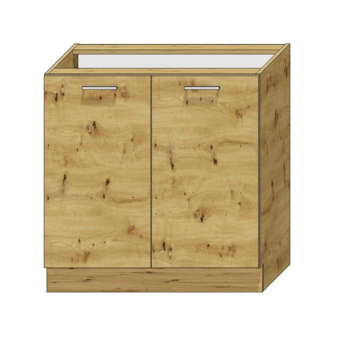 Pegane Cuisine Complète Mila 5 éléments Couleur Chêne Artisan Avec Plan D... 4 Pegane Cuisine Complète Mila 5 éléments Couleur Chêne Artisan Avec Plan D... - Image 4