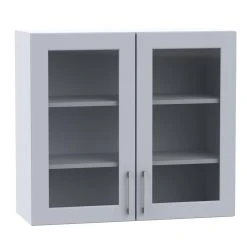 Pegane Cuisine Complète Nela 8 éléments Couleur Gris Mat - Longueur 260 Cm -Pegane Shop cuisine complete nela 8 elements couleur gris mat longueur 260 cm 12283006 32716740 1140x1140